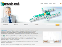 Tablet Screenshot of much-net.de